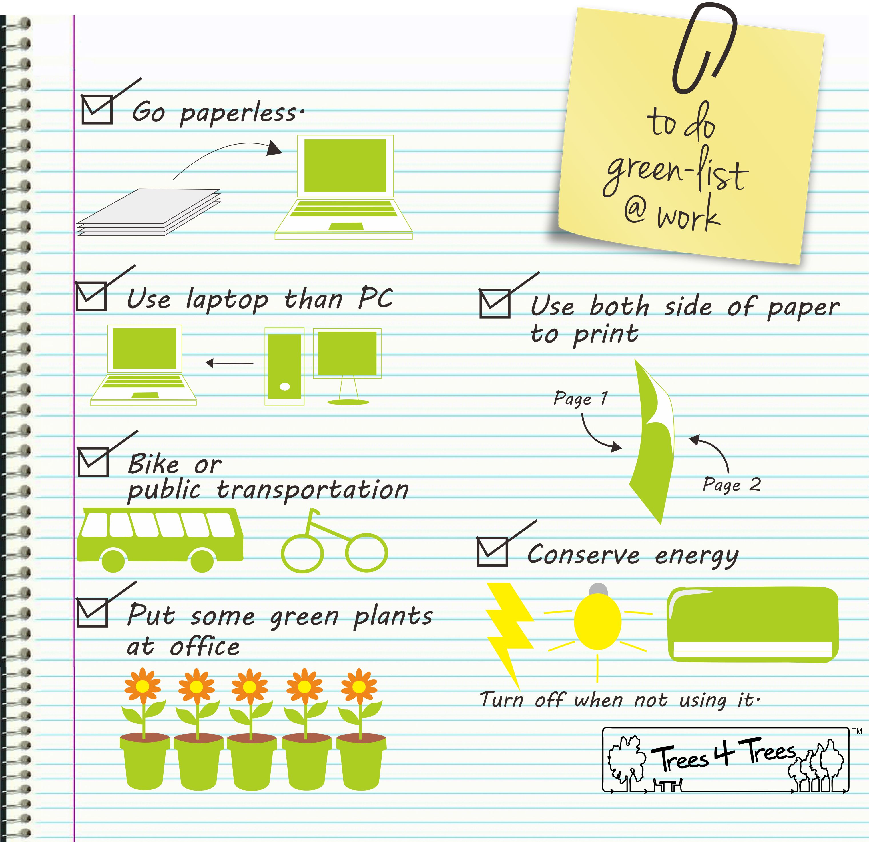 Green Tips at Work