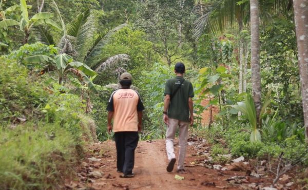 Preventing clean water shortage and landslides in Kenteng Village Kebumen