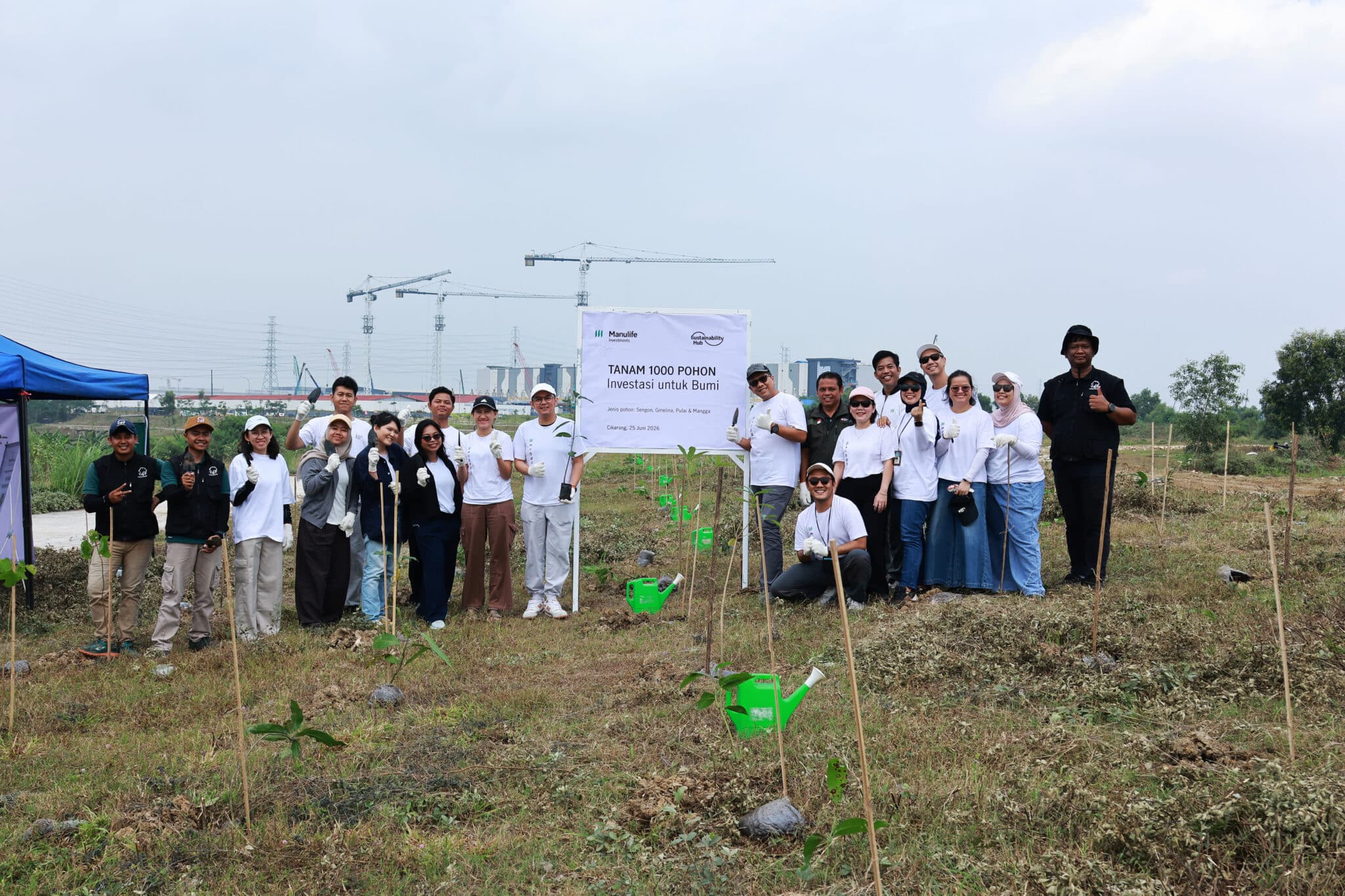 MAMI's volunteers participated in the tree planting activity. 